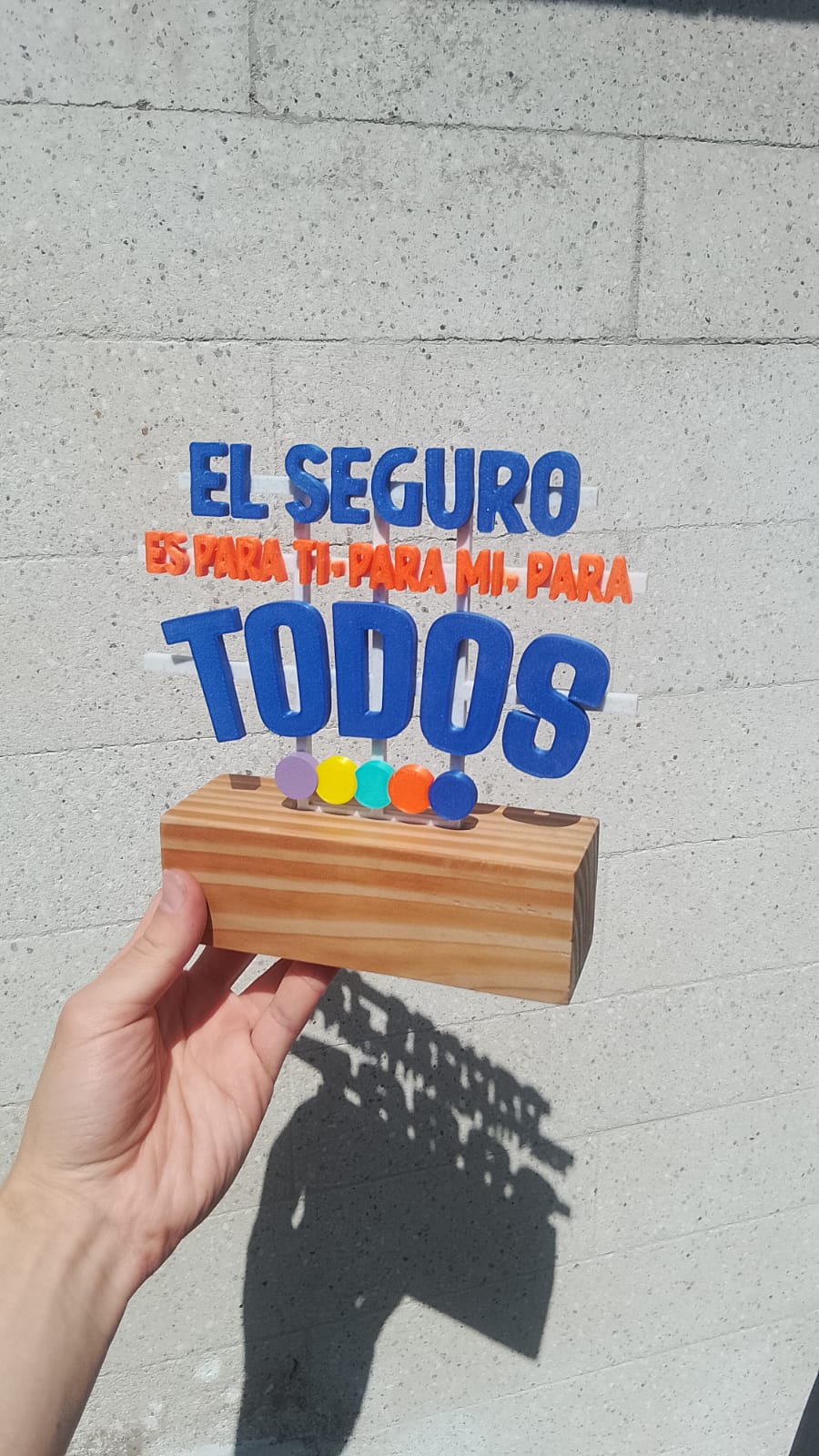 Artículo empresarial impreso en 3D